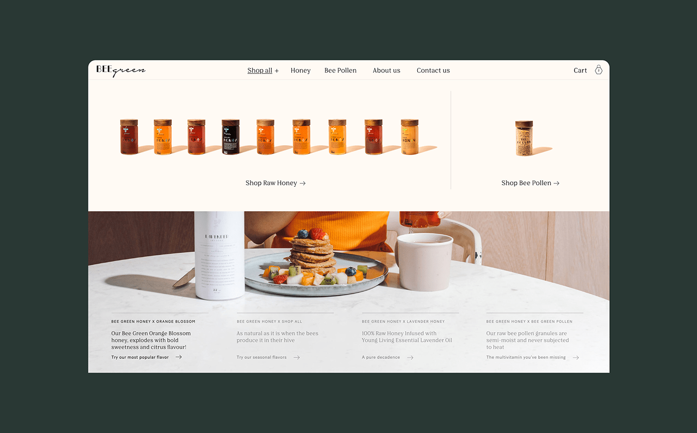 bee brand identity design graphic design  honey marketing   onlinestore typography   Web Design  Website