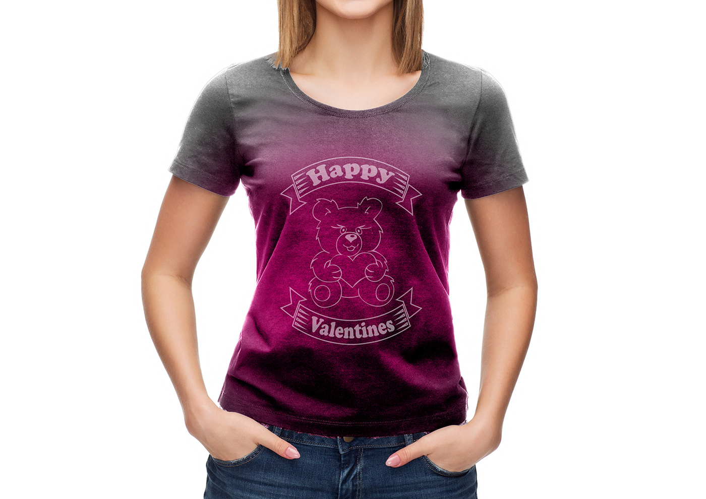 apparel T Shirt Love ILLUSTRATION  photoshop design professional awesome graphics valentine