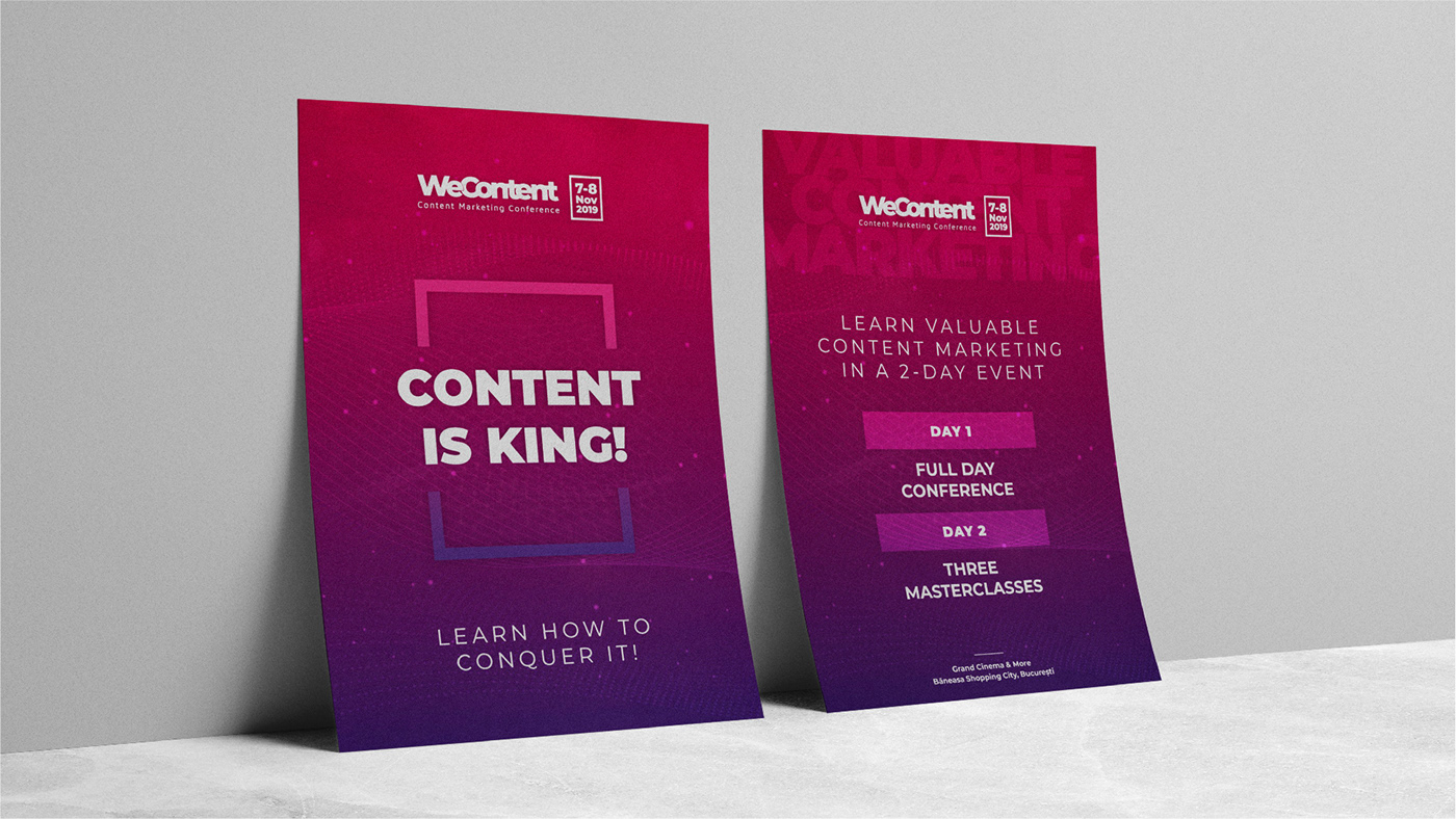 conference visual identity branding  digital content marketing   Business Cards ebook
