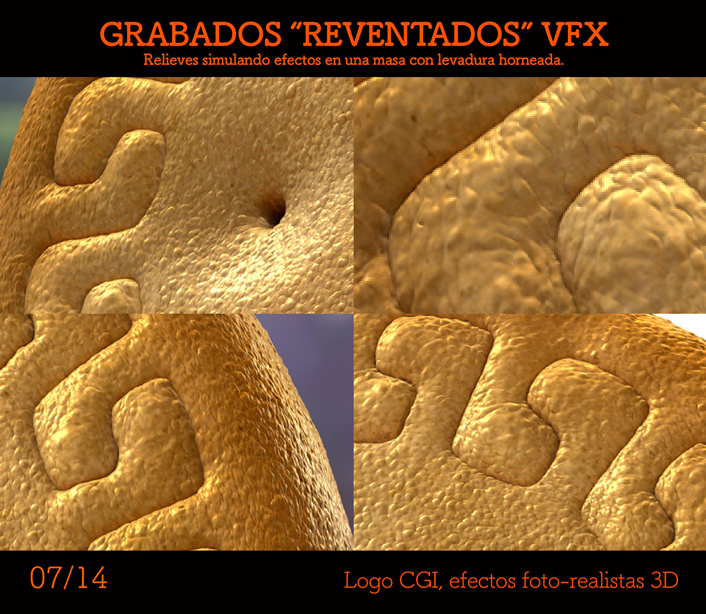 ilustracion retoque digital modelado 3d esculpido 3d 3d vfx CGI galletas Decheco diseño edición