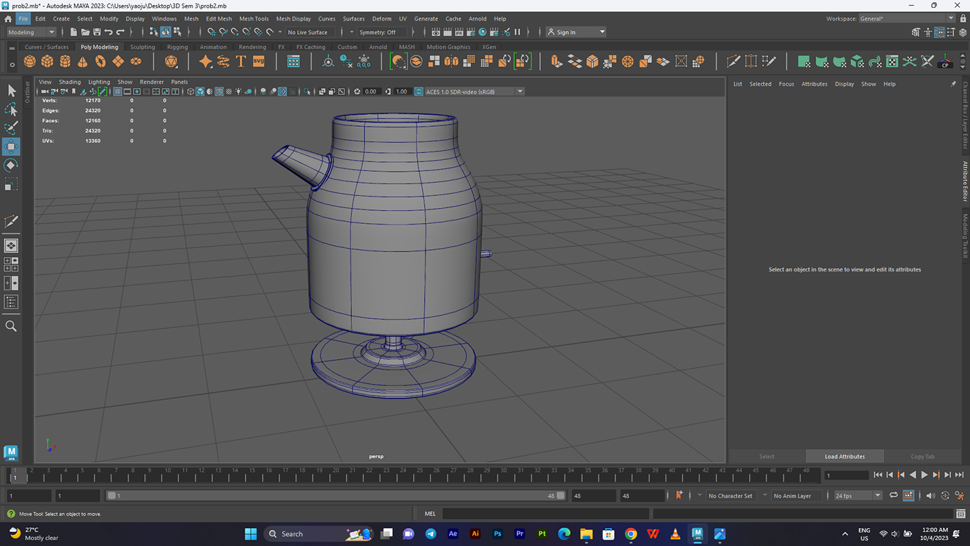 3D kitchen modeling