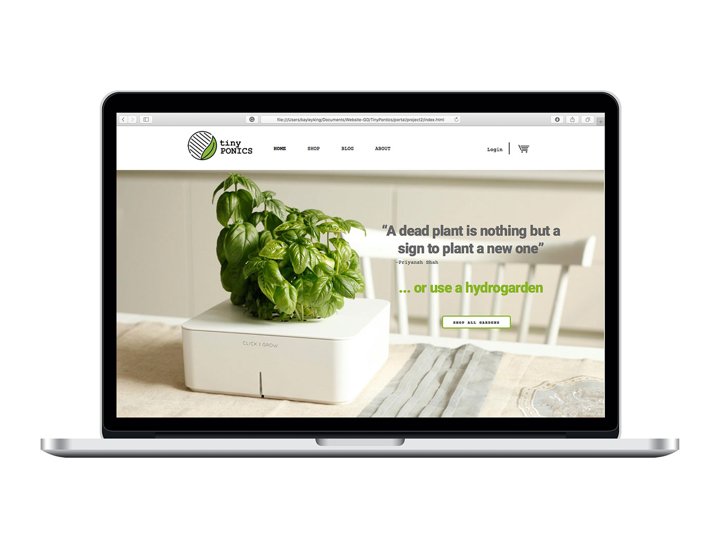 plants garden logo wwu identity Website brand adobeawards