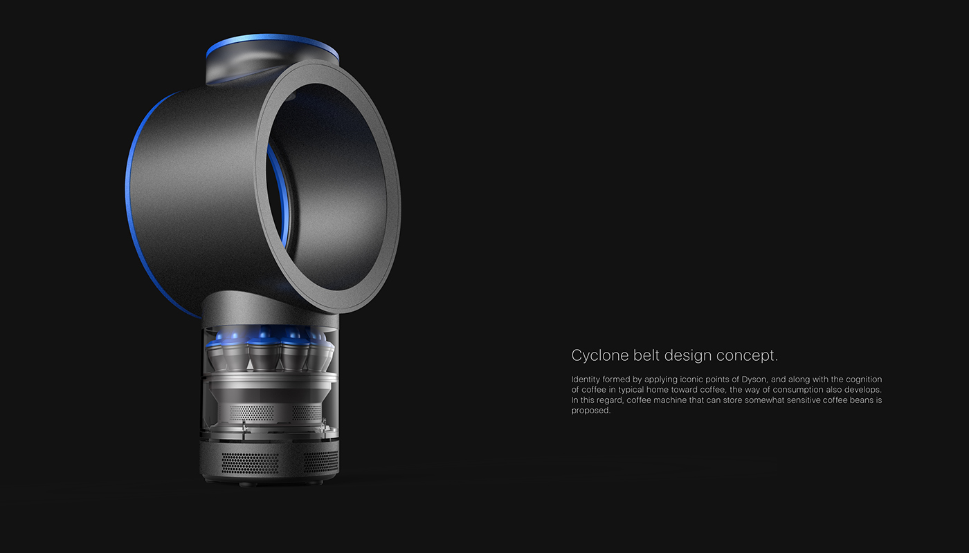 industrial industrialdesign productdesign Coffee coffeemachine coffeedripper Conceptdesign Dyson cyclone