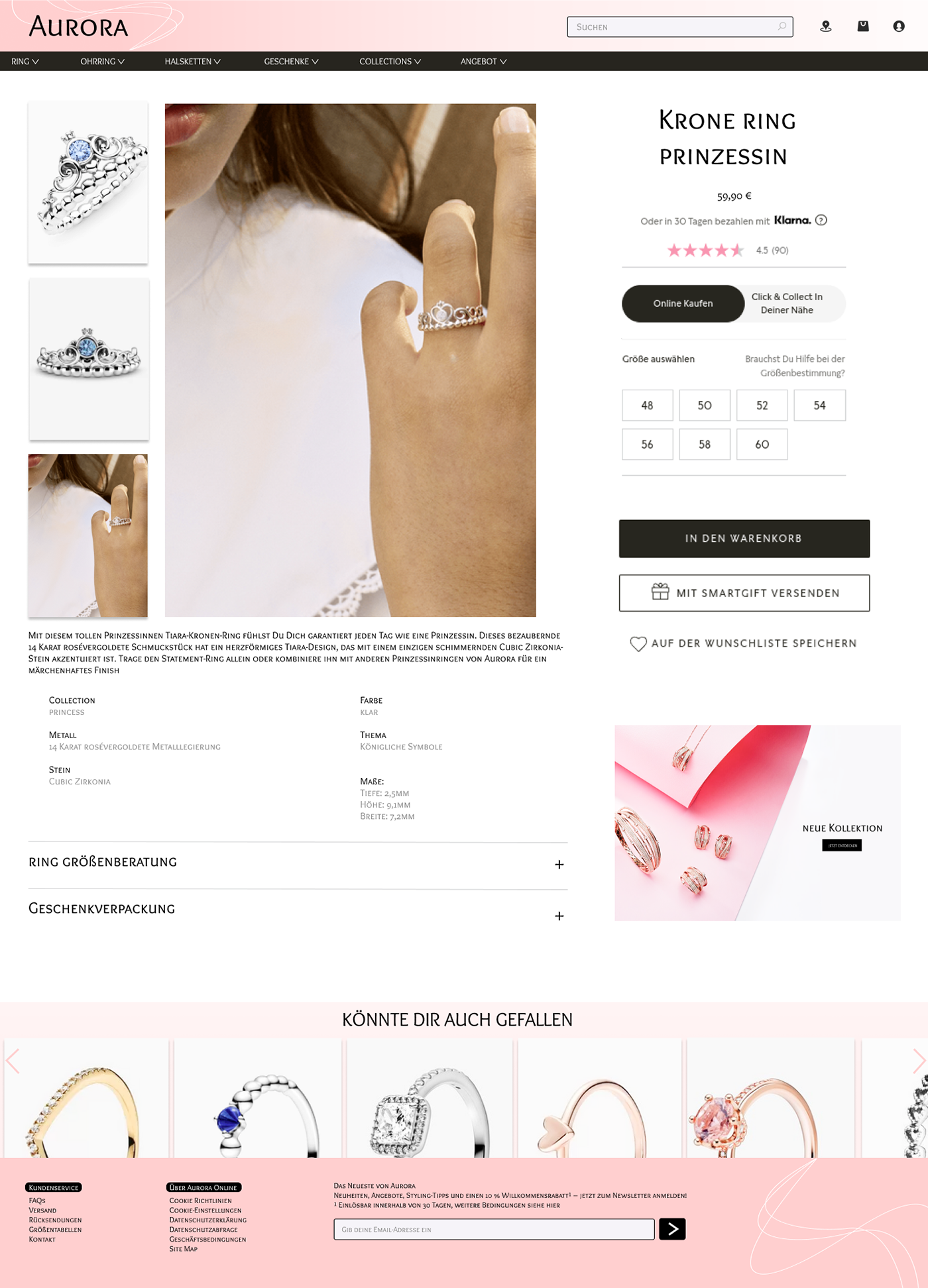Ecommerce jewelry joalheria ring silver store ux Web Design  Website