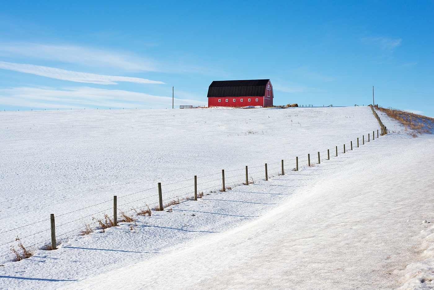 alberta rural winter snow