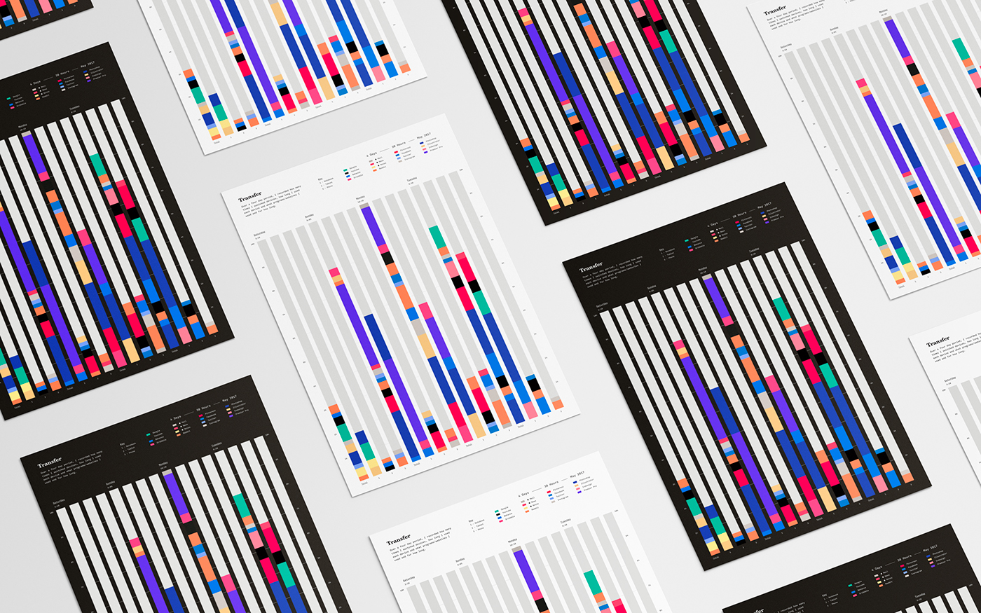 infographic graph poster design color grid adobeawards Data UI apple