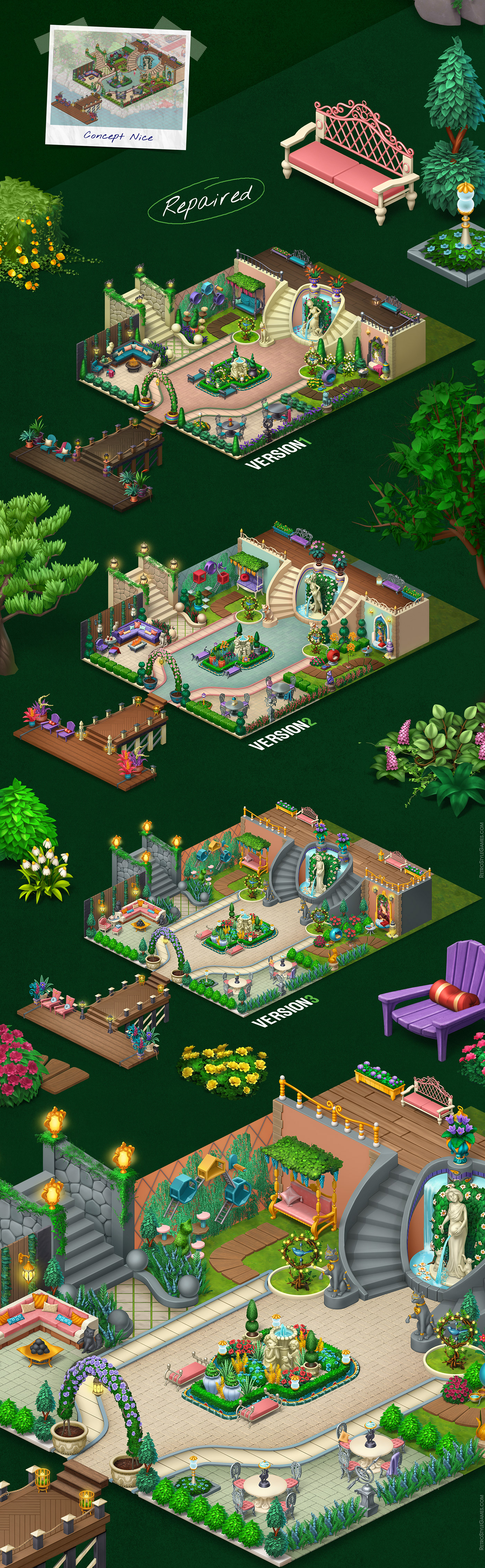 adventure casual environment homescapes Level makeover match mobile puzzle restaurant