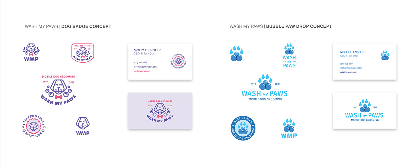 dog grooming paws Van dog grooming animal care minneapolis branding  wash Pet