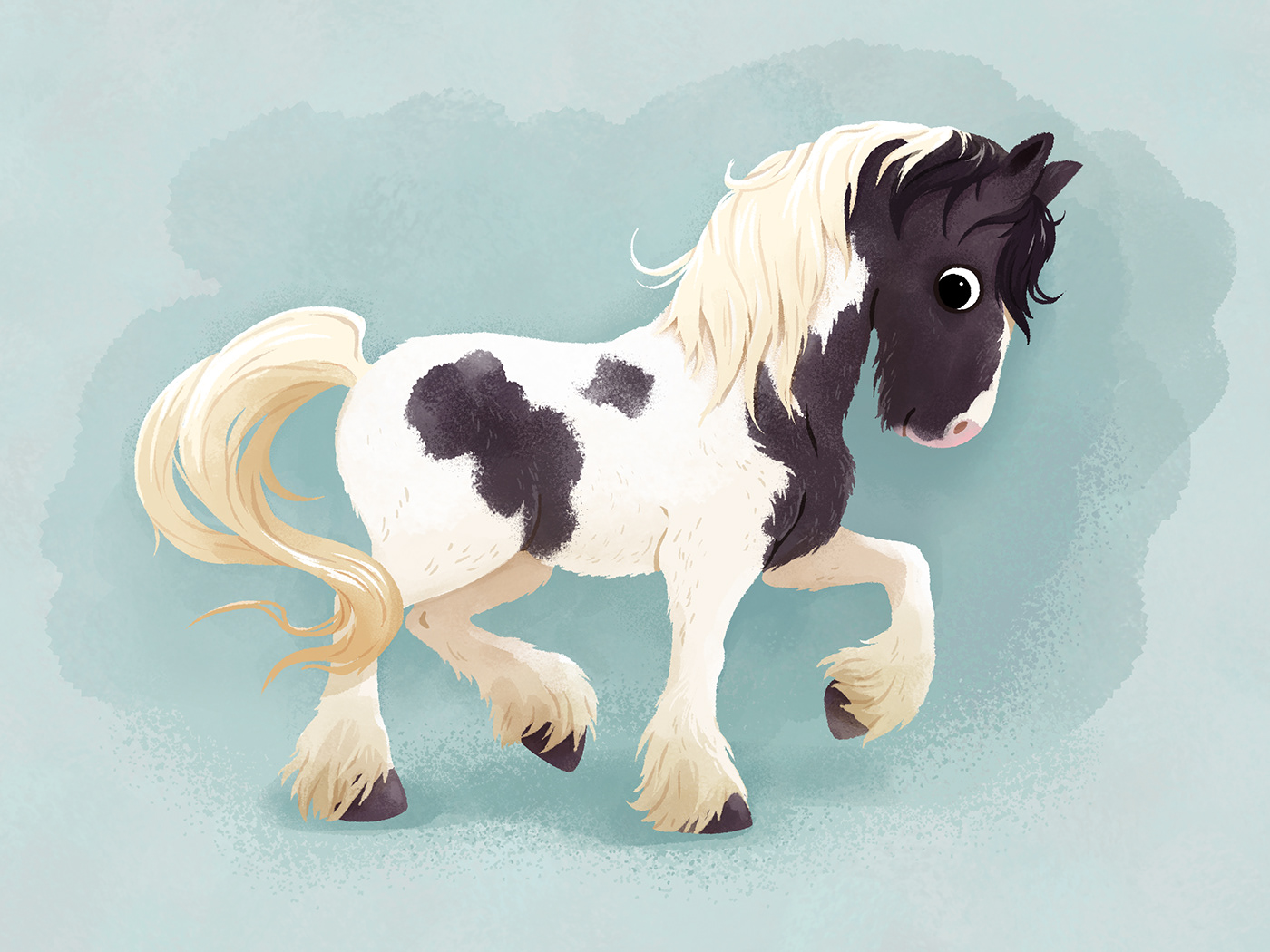 animal cartoon Character design  Drawing  horse