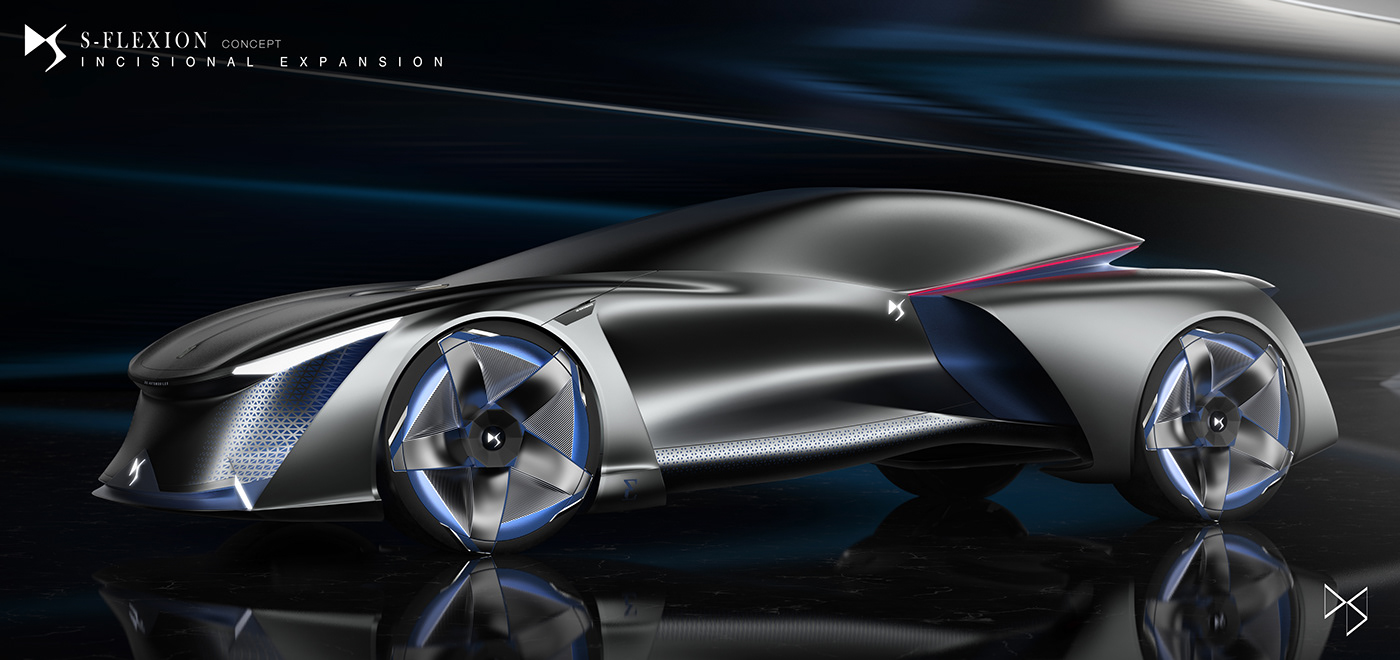 cardesign Transportation Design Automotive design concept car rendering automotive   DS ds automobiles car suv