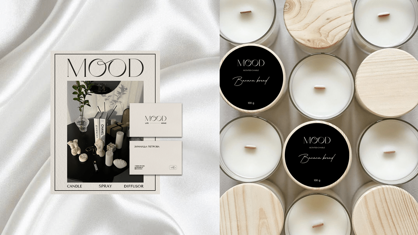 Brand Design brand identity candle design Dior graphic design  handmade identity Logo Design packaging design