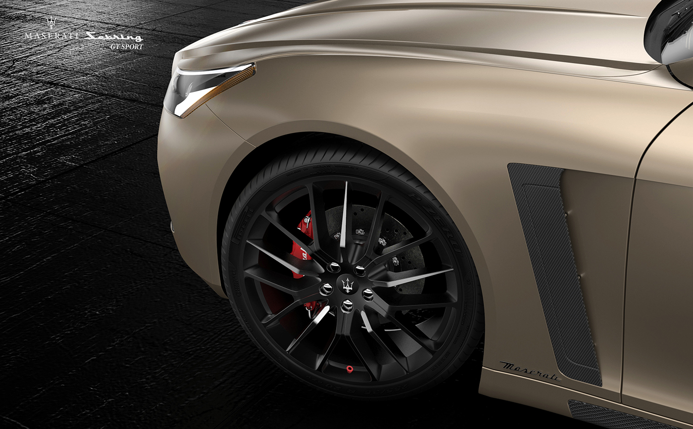 maserati car automotive   design industrial design  3D Render visualization CGI 3d modeling