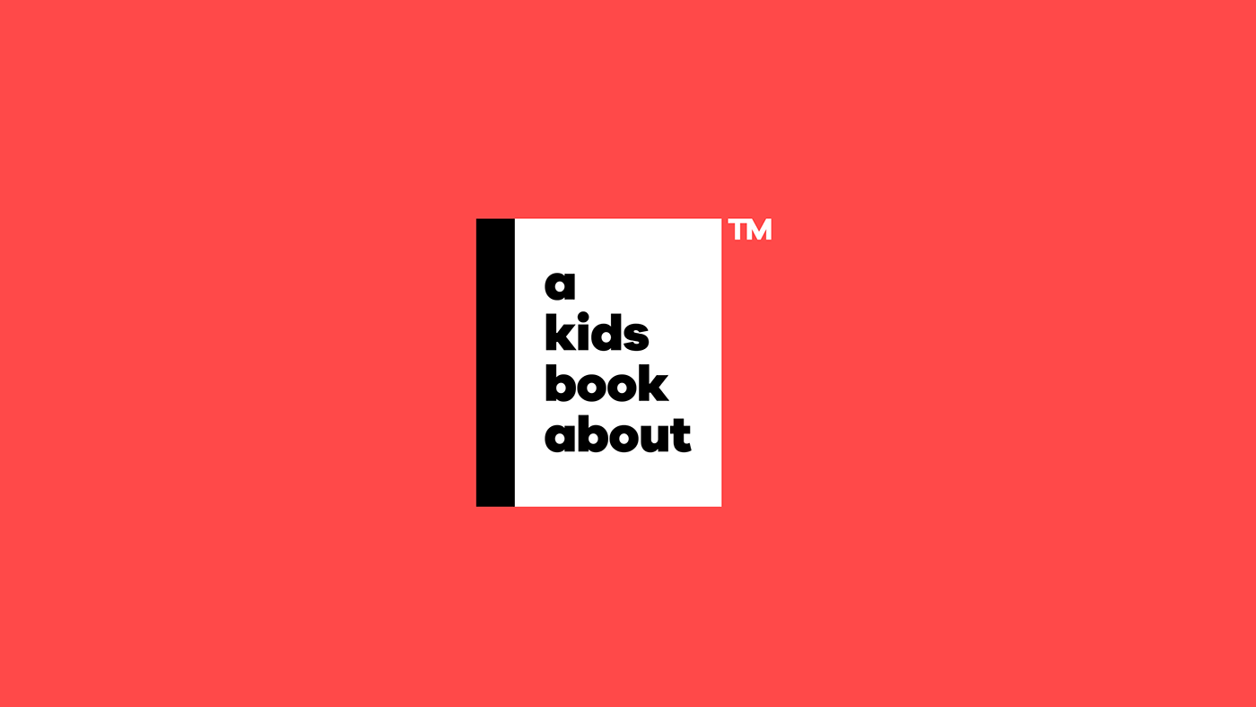 The main A Kids Book About™ logomark 