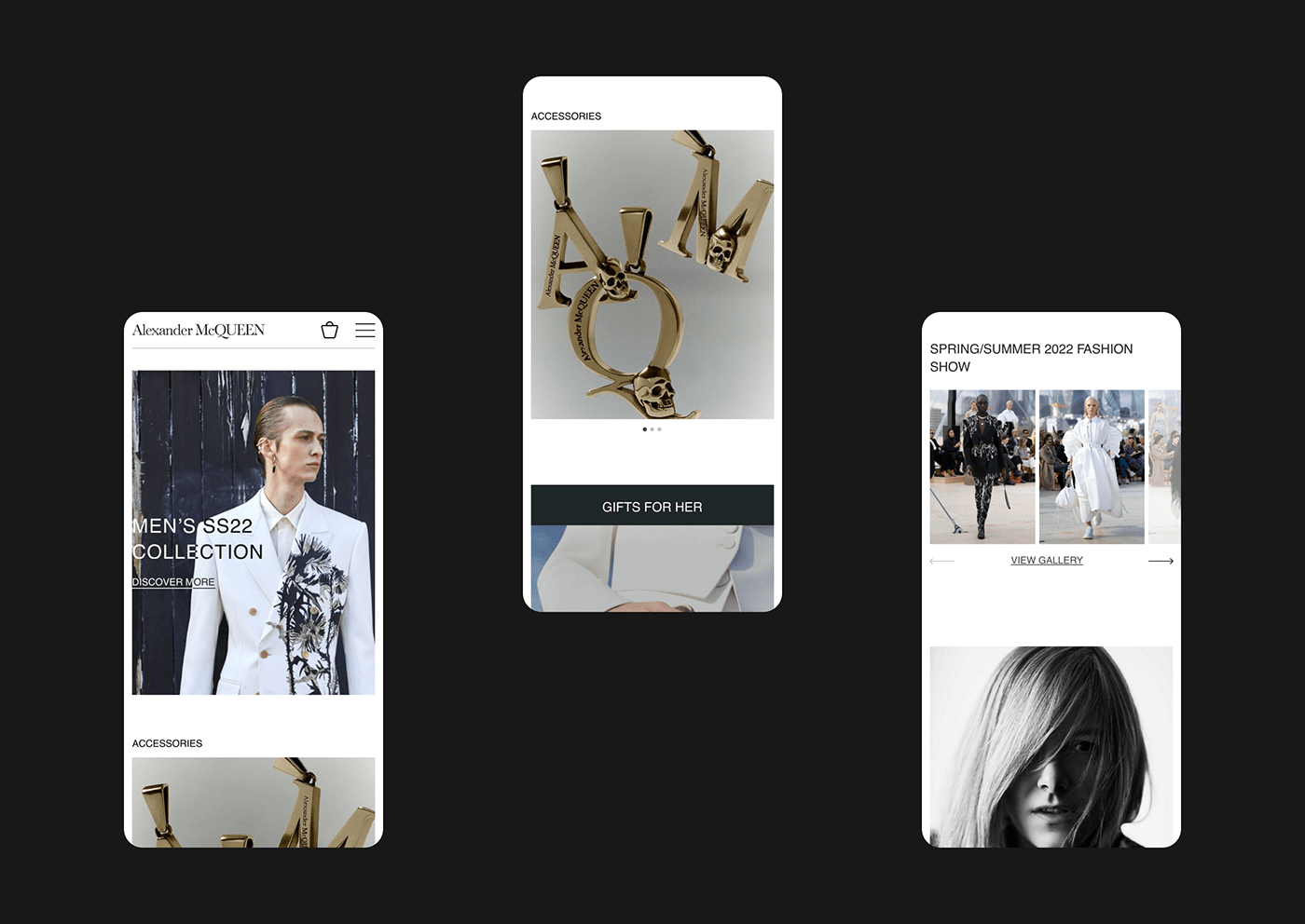 design Fashion  fashion design Figma mobile redesign site UX design ux/ui Web