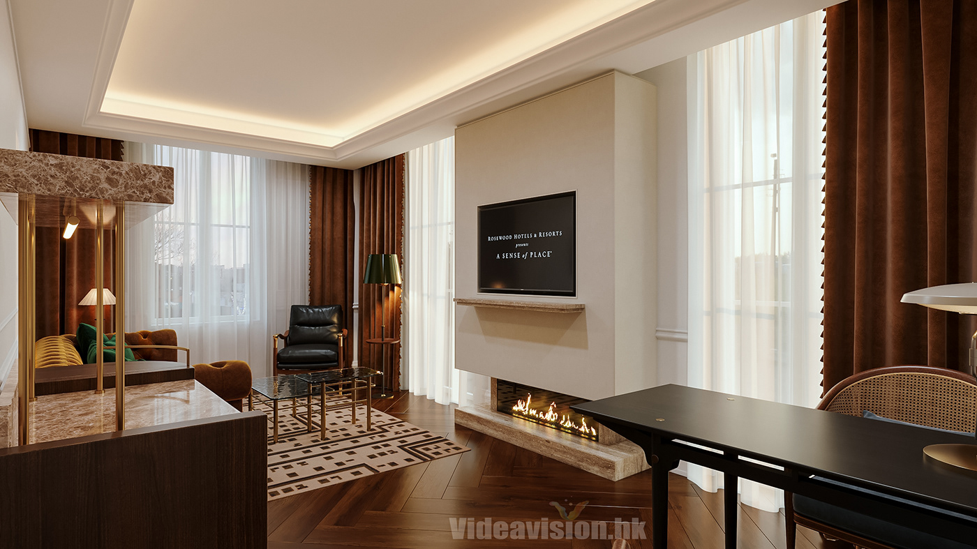 INTERIOR RENDERING hospitality design interior design  architectural design CGI archviz visualization Render corona 3D
