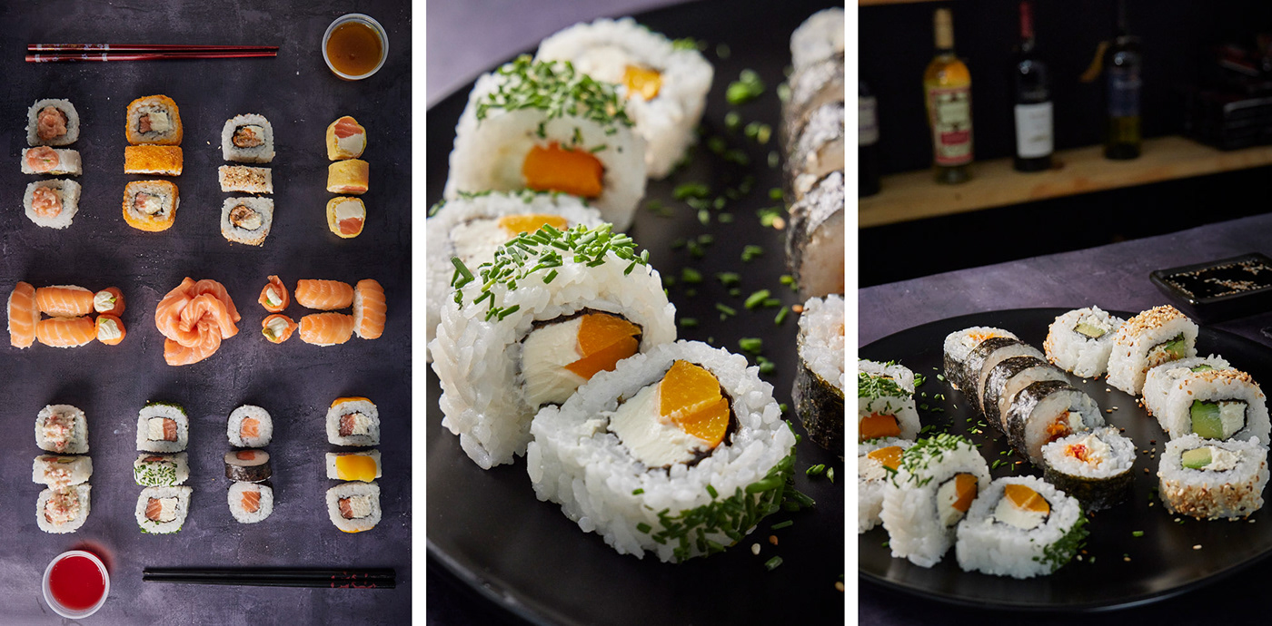 contenido digital Content Creator Filmmaker photographer Photography  photoshoot Sushi sushi photography video videography