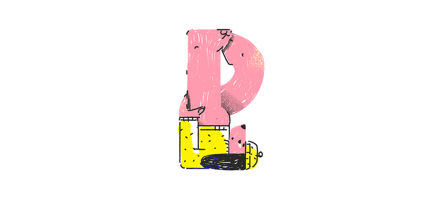 36 days adobe challenge Character design  doggo ILLUSTRATION  lettering type typography  
