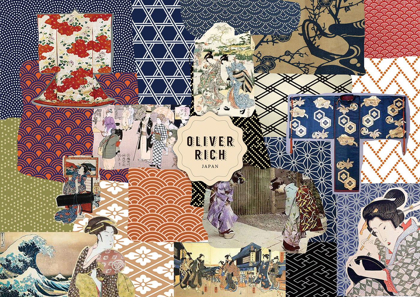 rebranding japan Patterns Aroma oils mood board logo japanese patterns Victorian visual identity Packaging