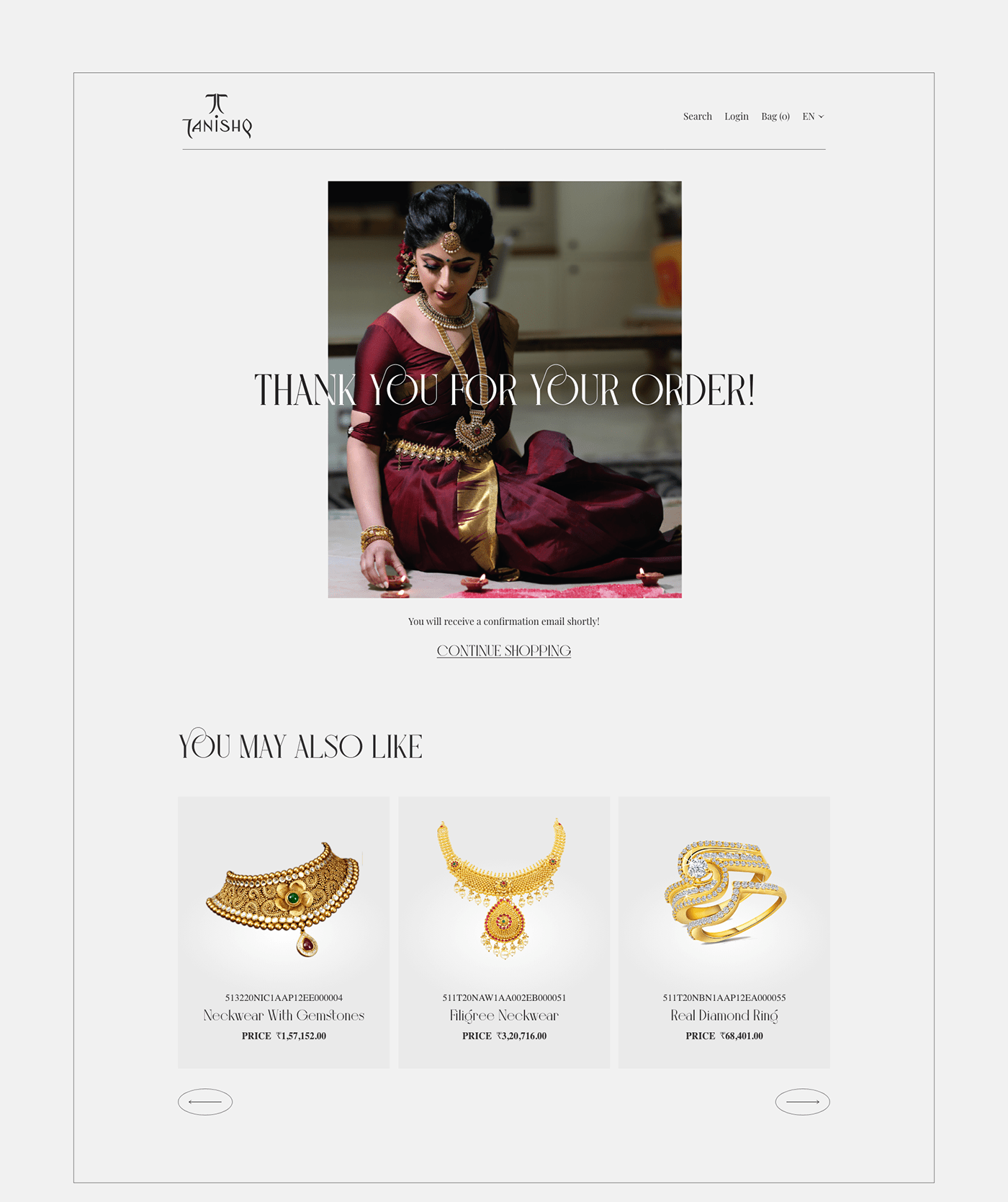 Case Study challenge design gold Jewellery online store Tanishq UI ux