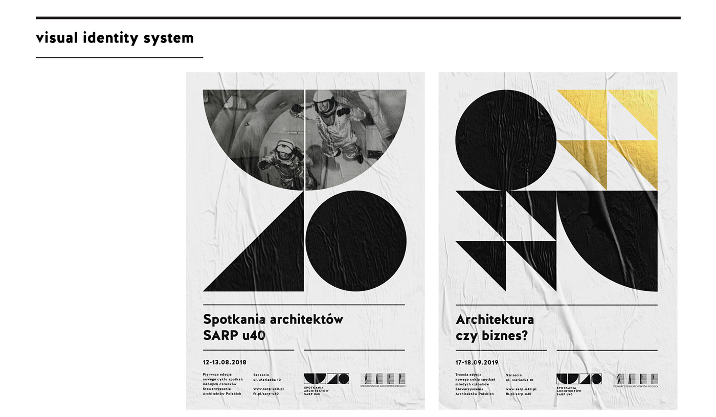 branding  meetup identity system grid visual identity festival print modular shapes