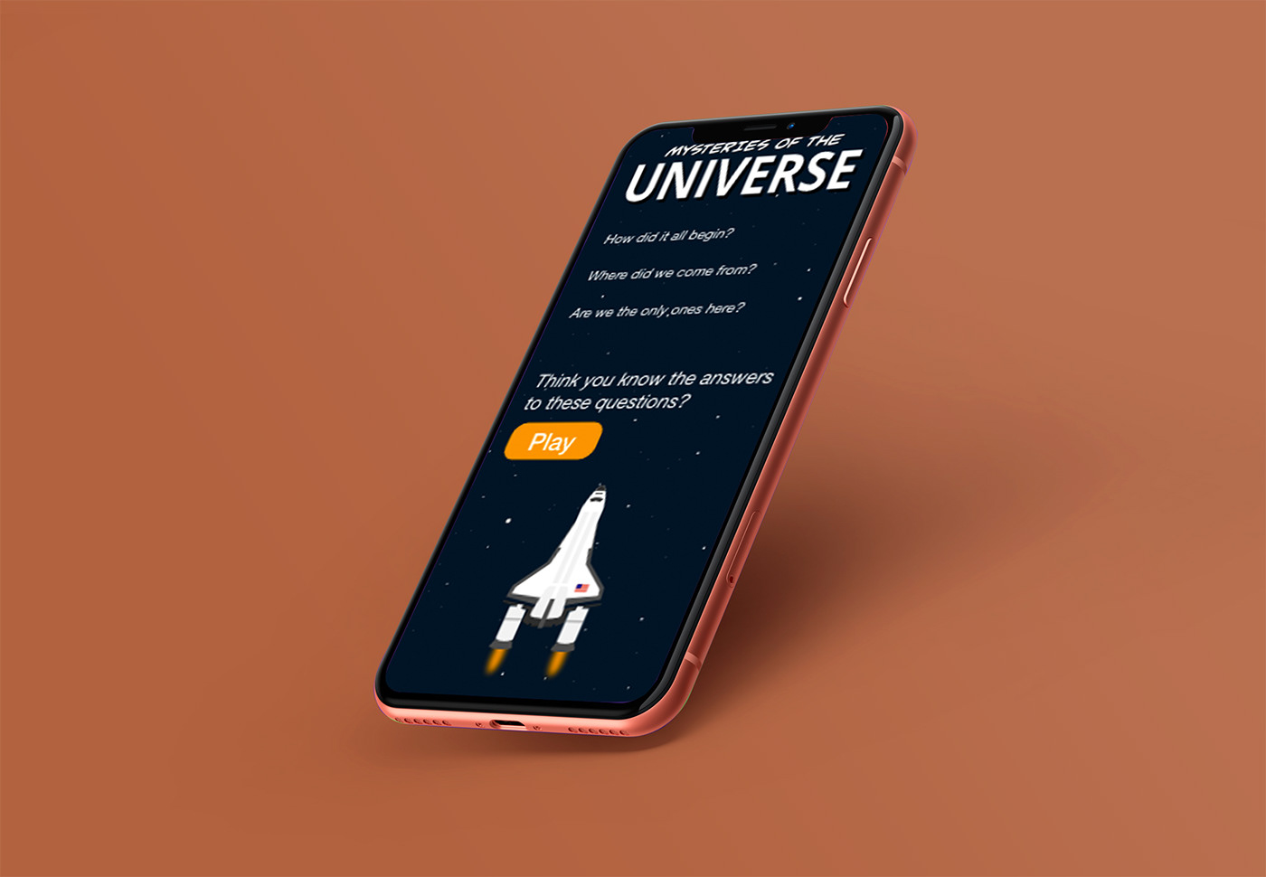 adobe-xd astronomy Illustrator iphone Quiz Space  xD