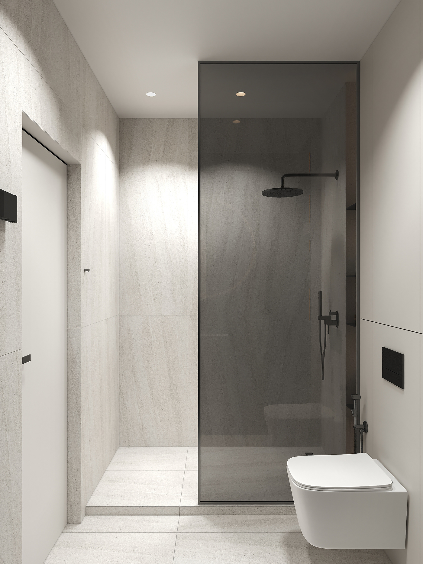 bathroom design visualization Render interior design  modern 3ds max corona archviz CGI