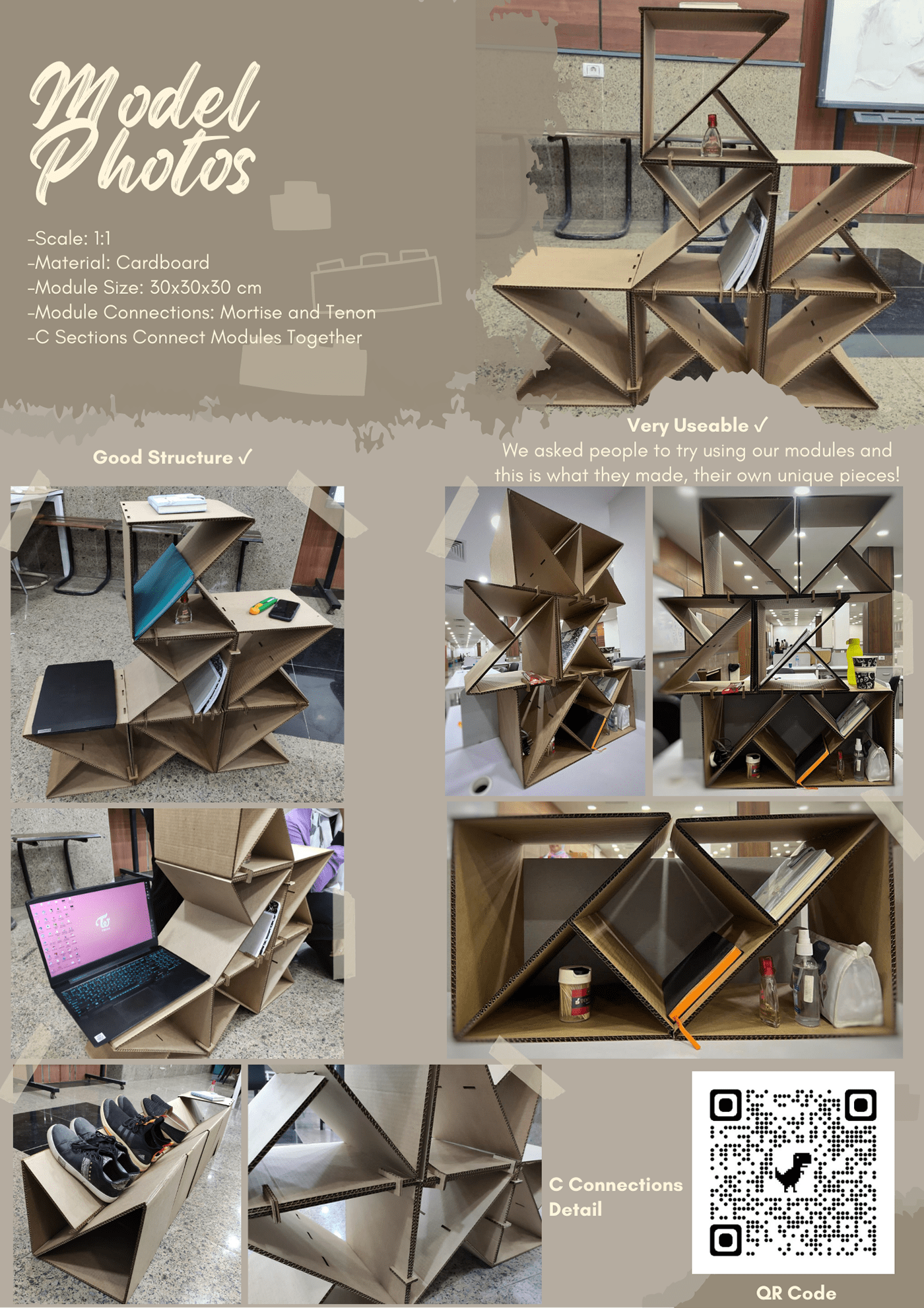 bookcase shelves shoecase table coffeetable furniture design  product design  Packaging Mockup cardboard