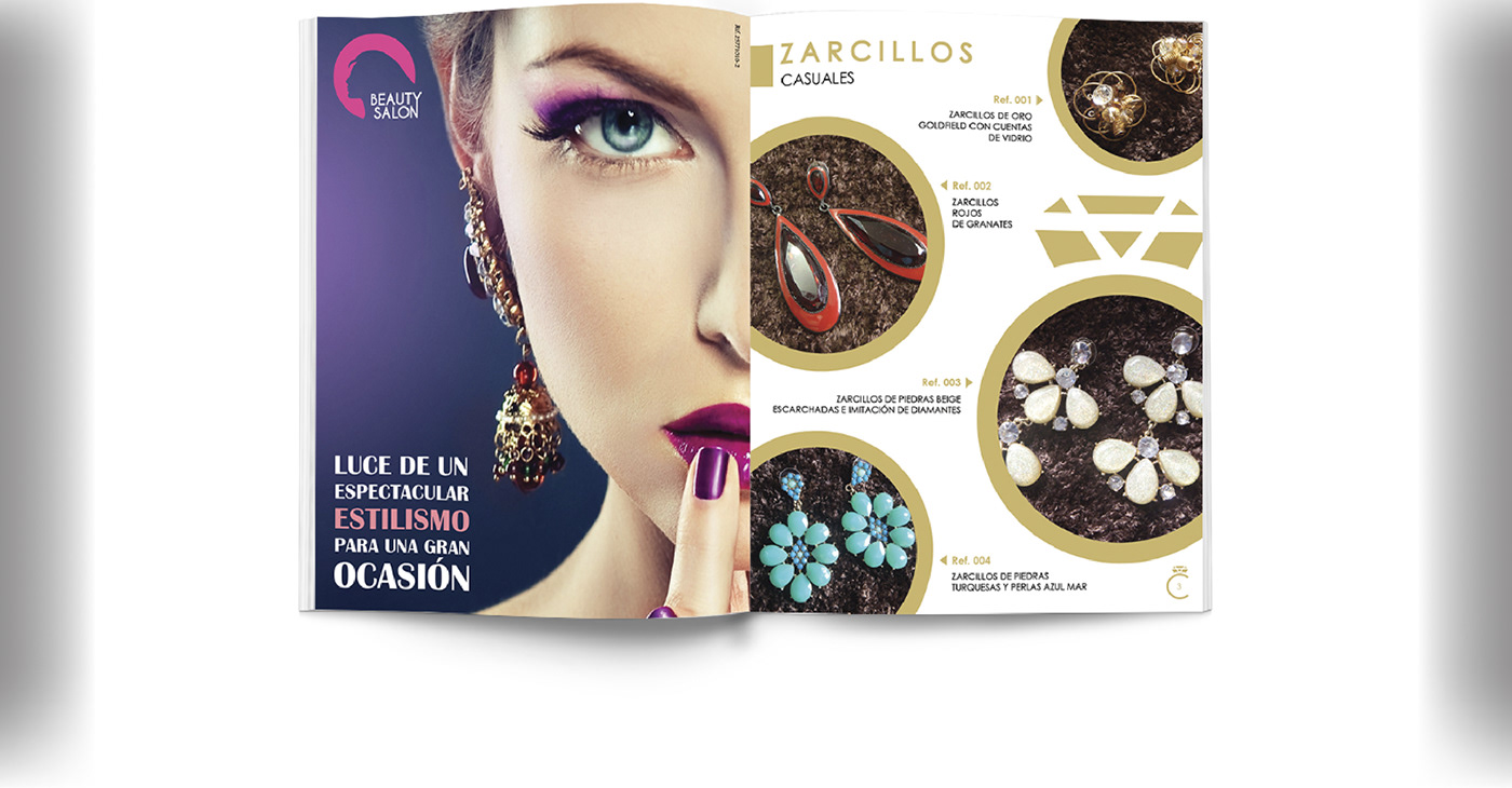 catalog olga accessories brand jewelry tendrils necklaces rings bracelets graphicdesign