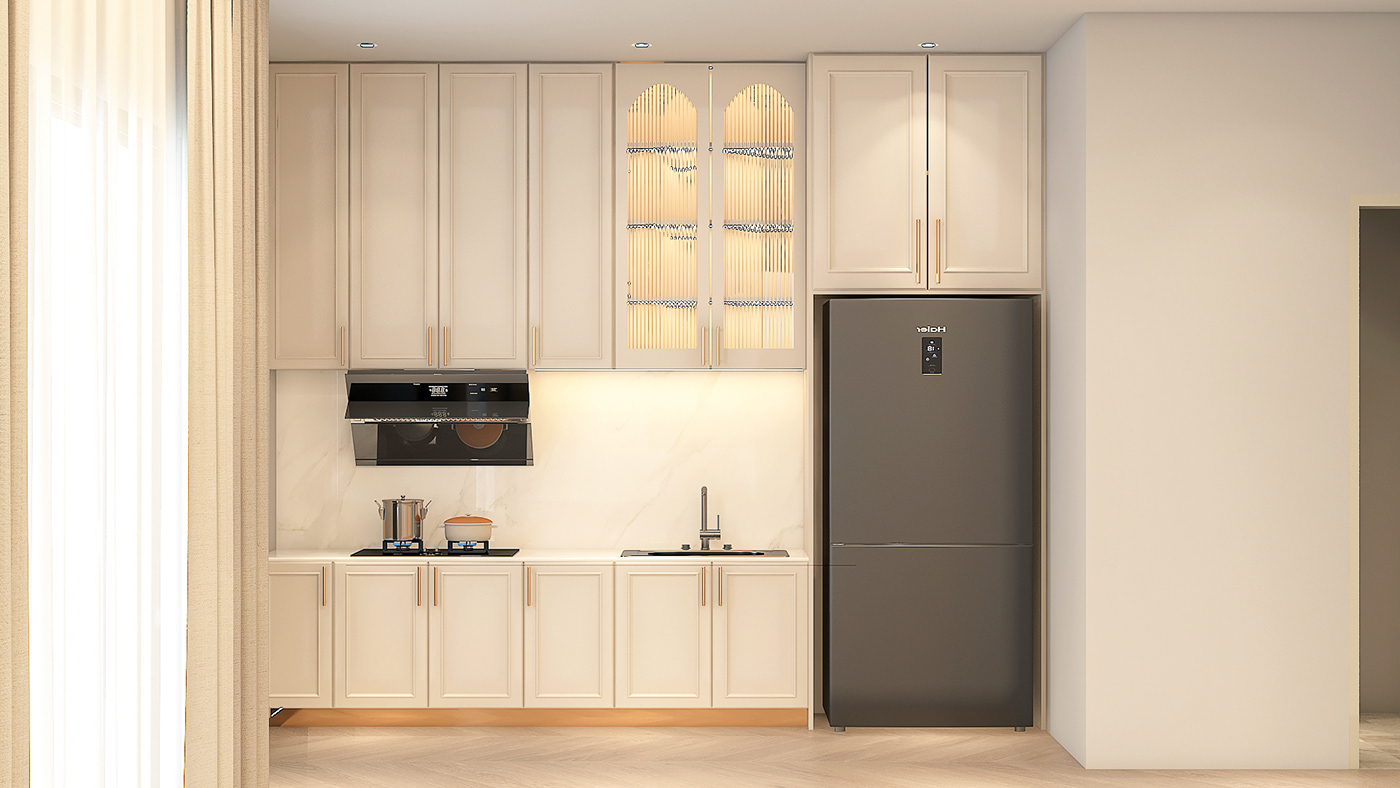 cabinetry interior design  visualization modern 3D 3ds max Render vray lightroom photoshop