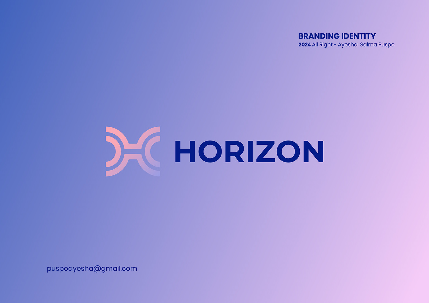 graphic design  brand identity finance Logotype identity branding  logos h logo design modern horizon Logo