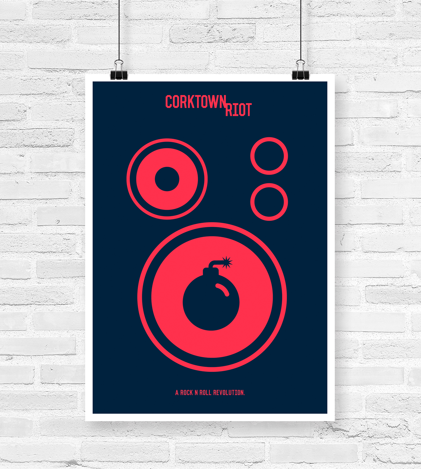 Classic Rock Rock And Roll rock n roll screen printed rock band band poster minimalist gas mask
