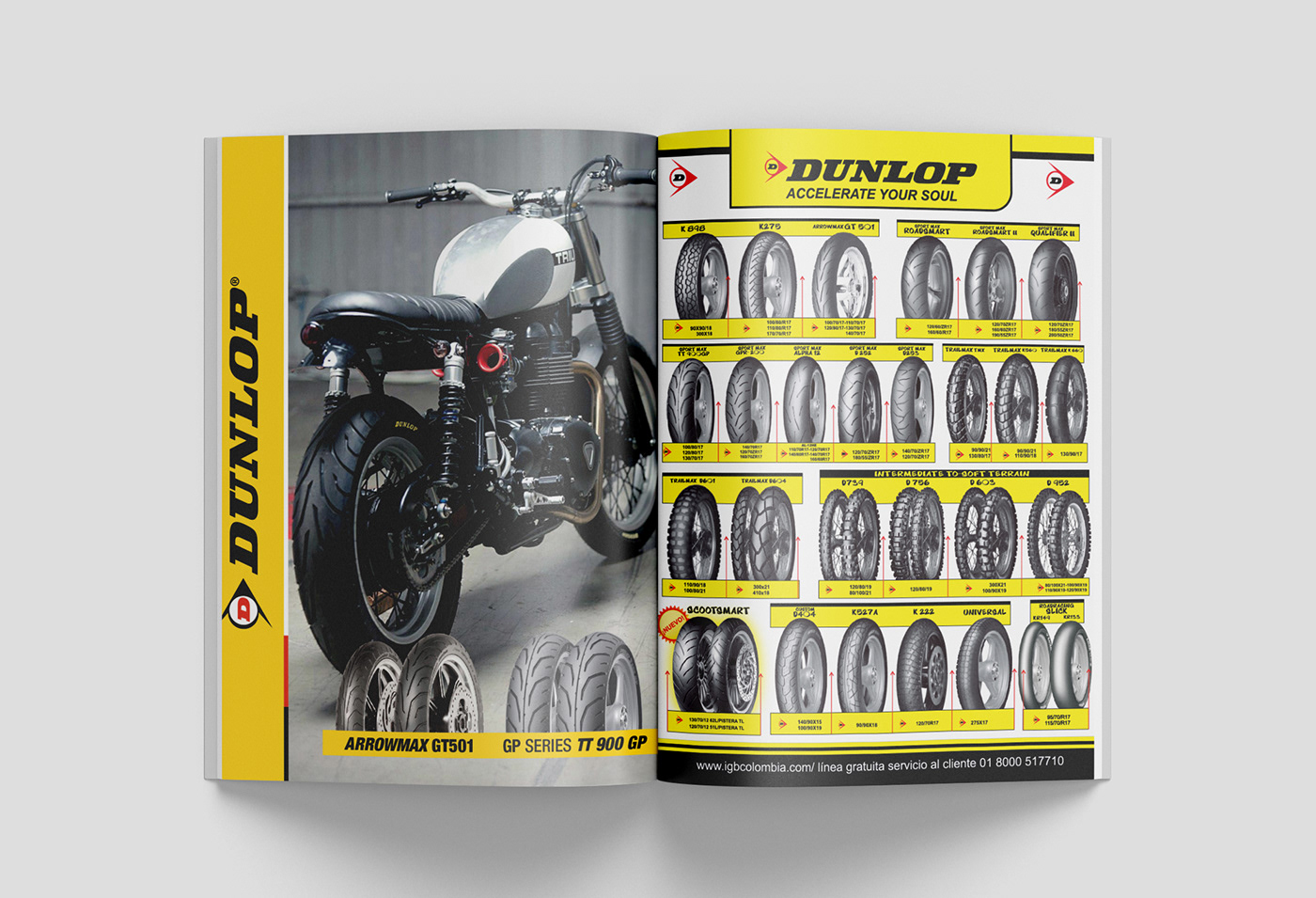 Motorcyle parts Dunlop Motocross tires