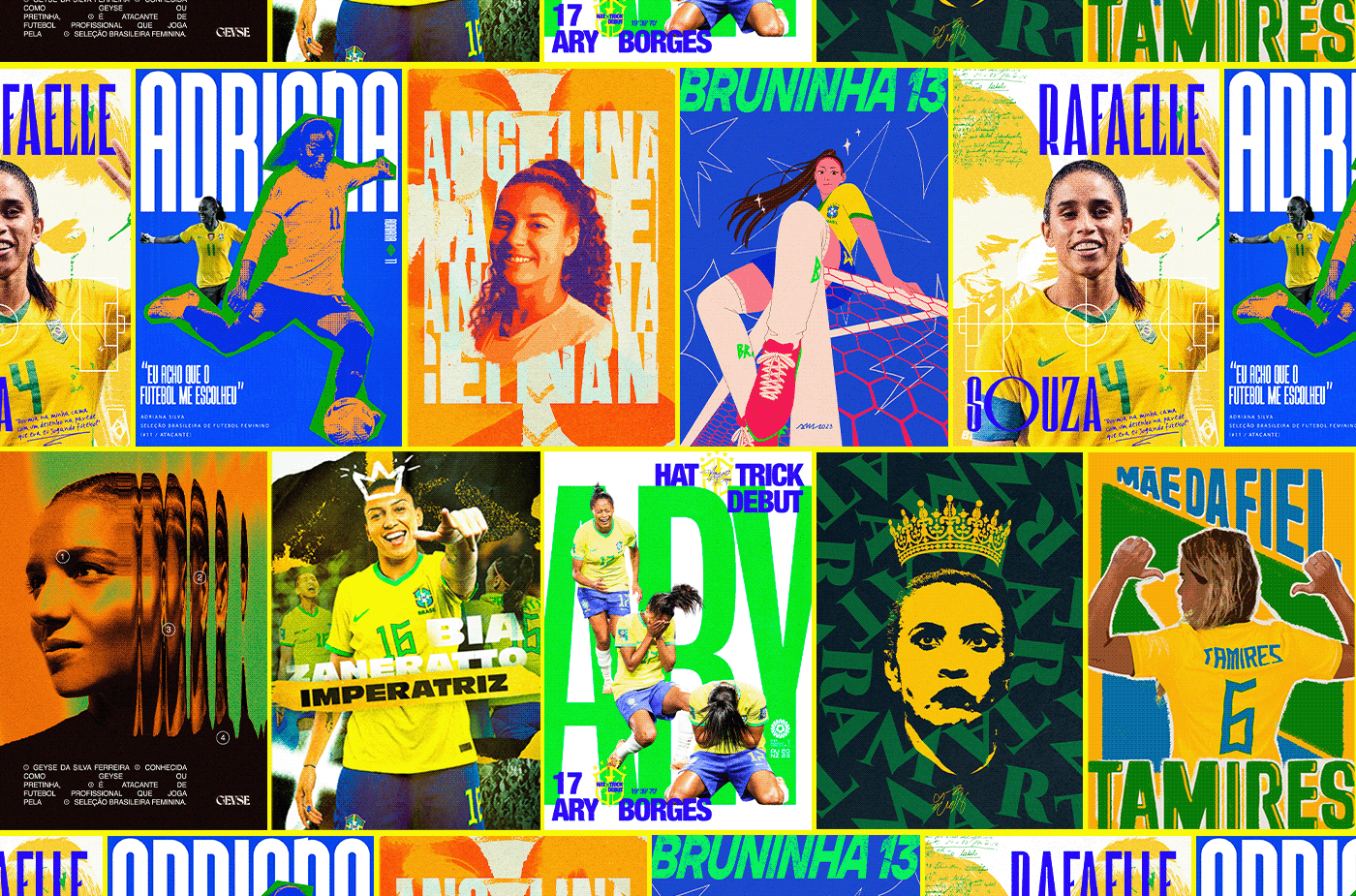 graphic design  poster Sports Design woman football sports design art direction 