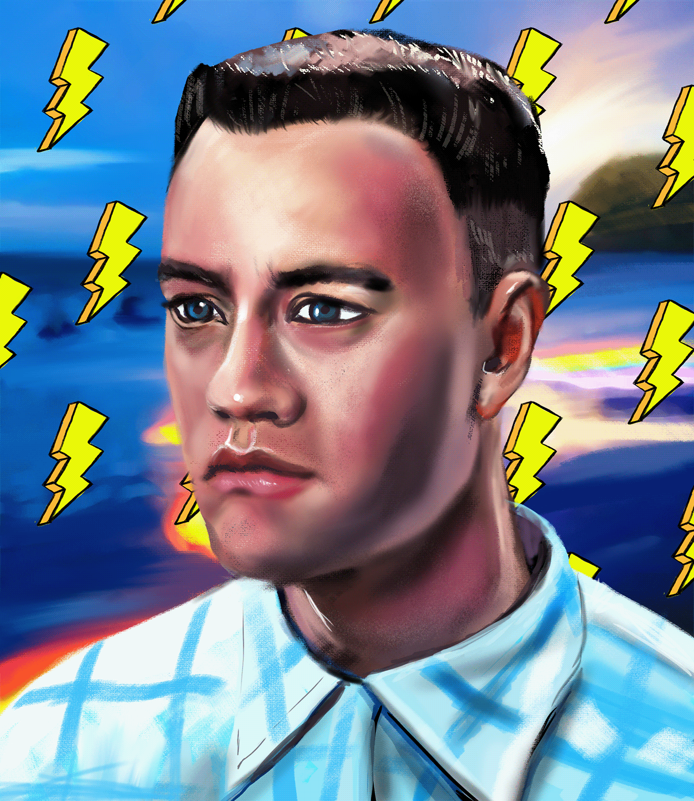 derenumit ForrestGump portraitpainting potrait wacom wacomart