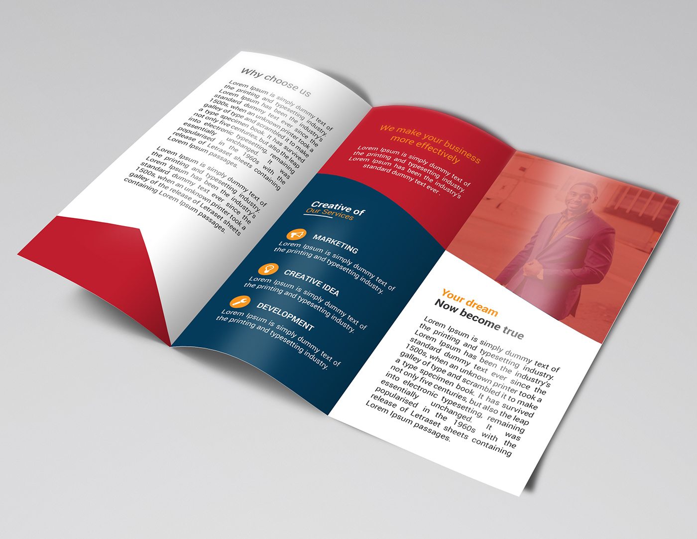 Advertising  agency branding  brochure business clean company corporate creative customisable