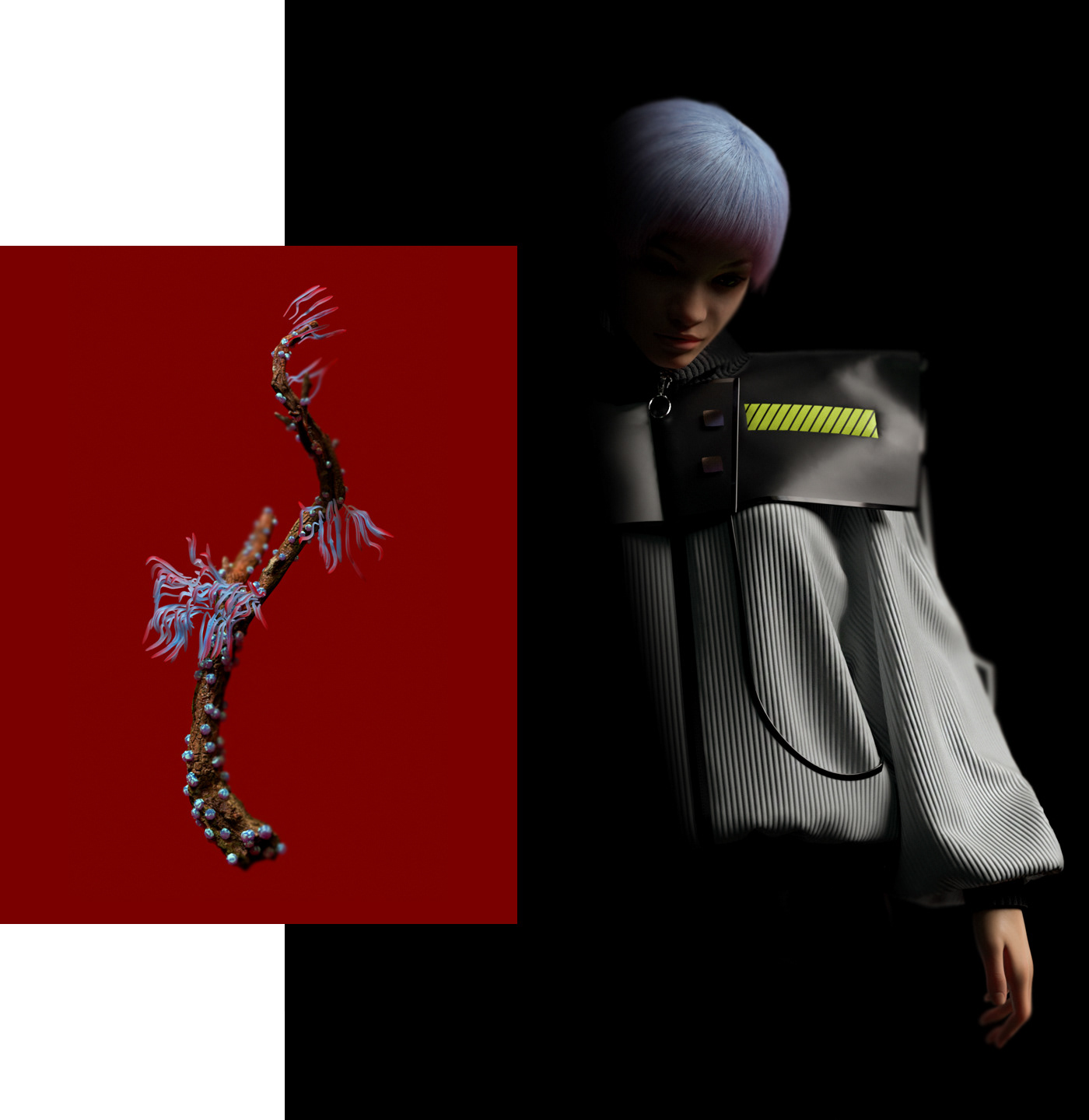 3D Abstract Art clothing design digital fashion Fashion 