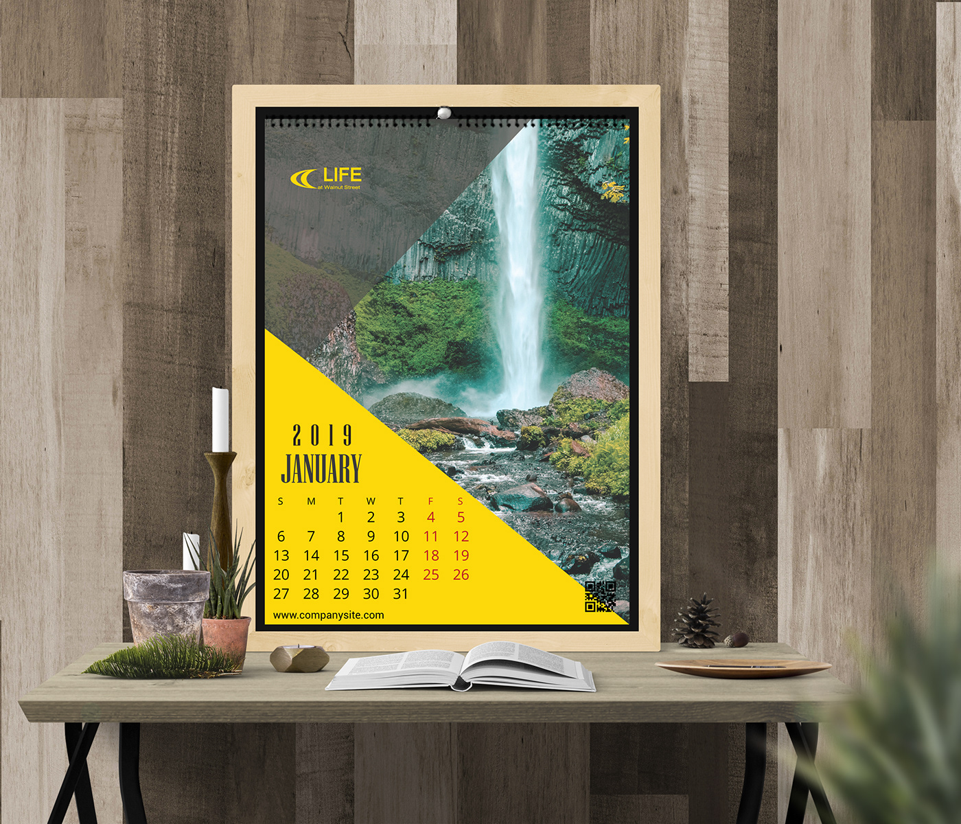 wall-calendar-2019-on-behance