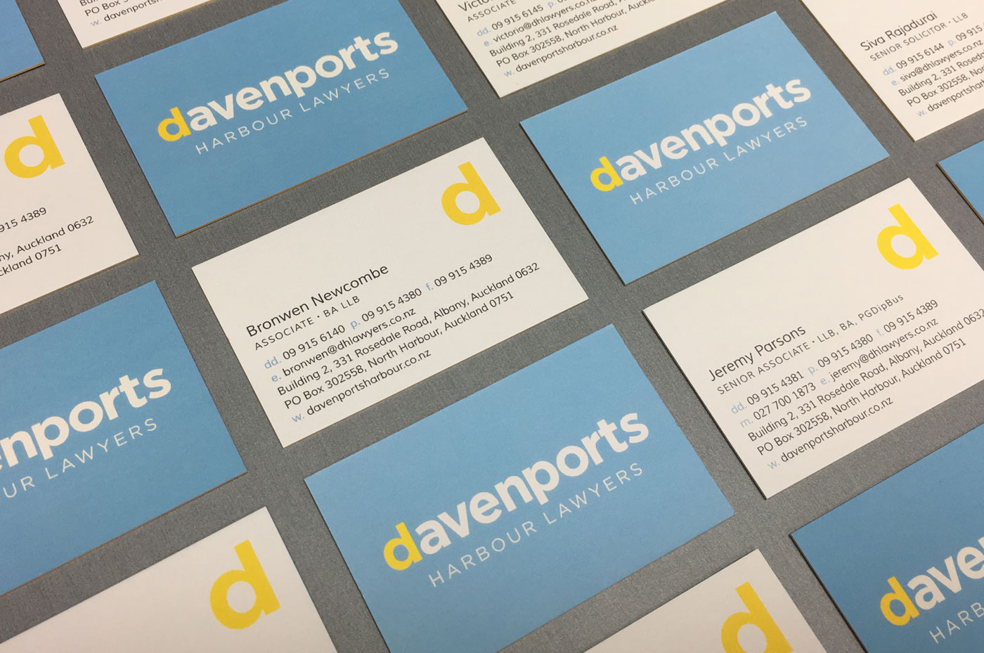 Davenports Corporate Identity Rebrand Advertising  copywriting 