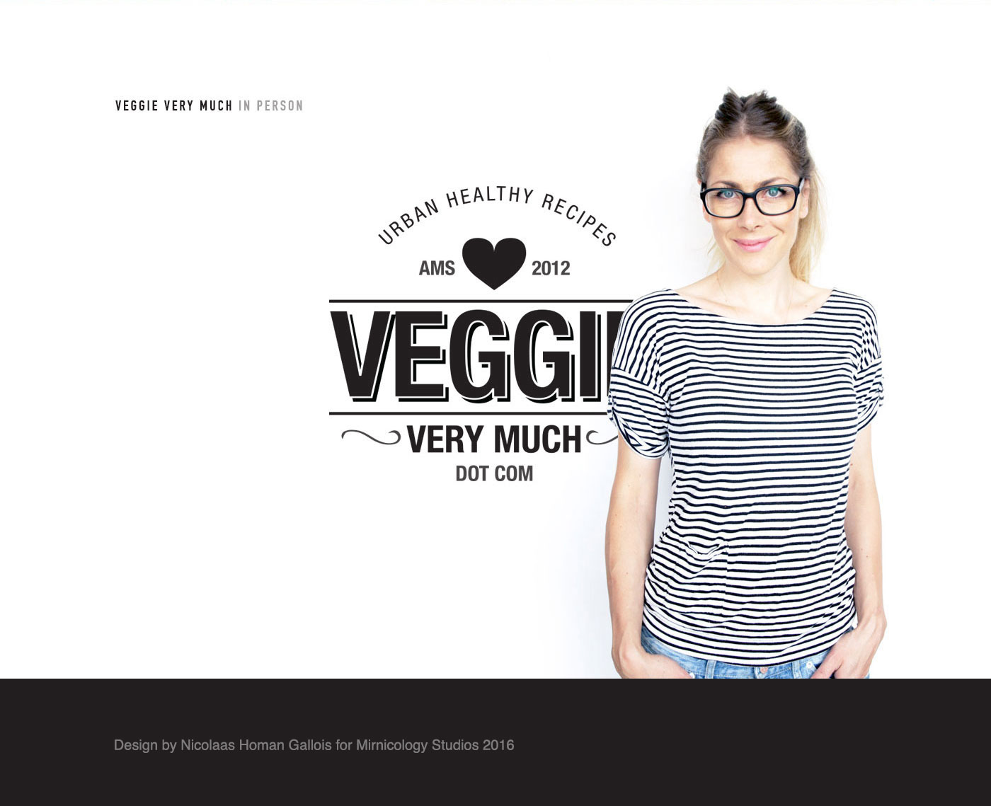 Vegetarian Veggie Food  personal branding Blog identity Logo Design blog design black and white New York amsterdam print mock up Website light