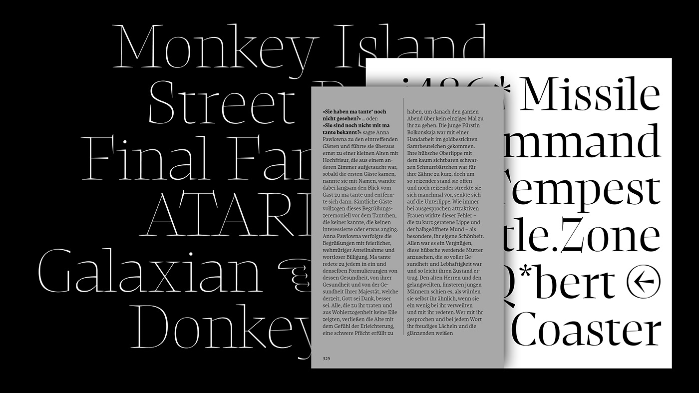 font serif Typeface editorial typography   variable black white Headline type design typeface display