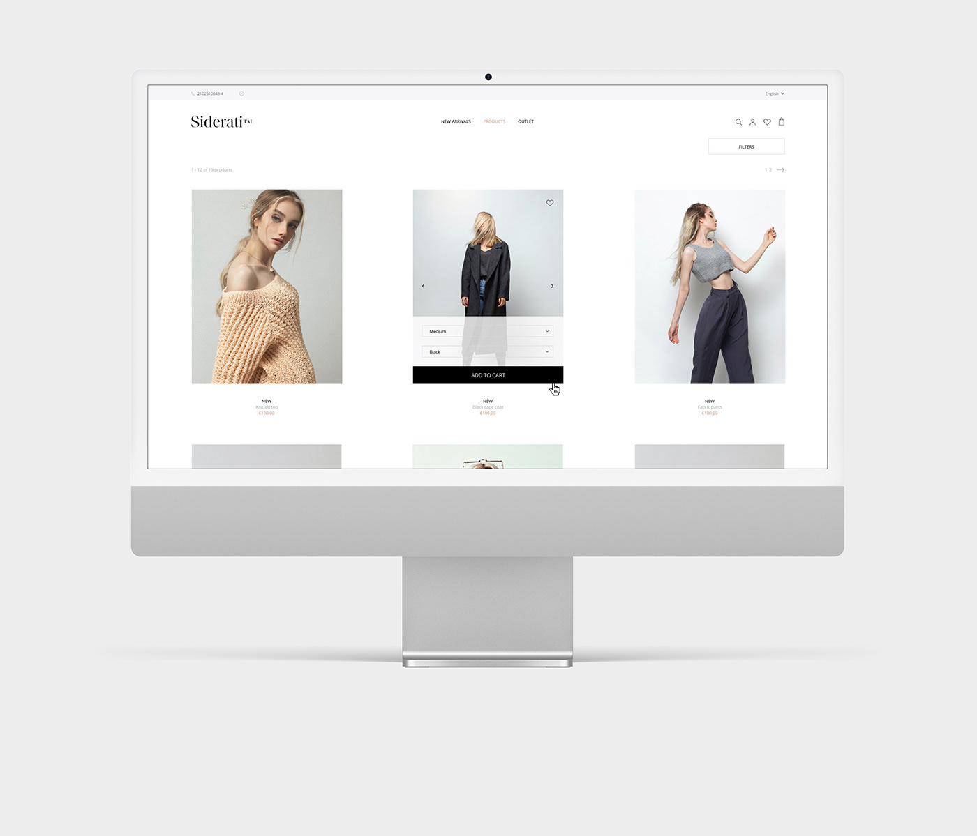 design digital Ecommerce eshop Fashion  UI ux Web Web Design  Website