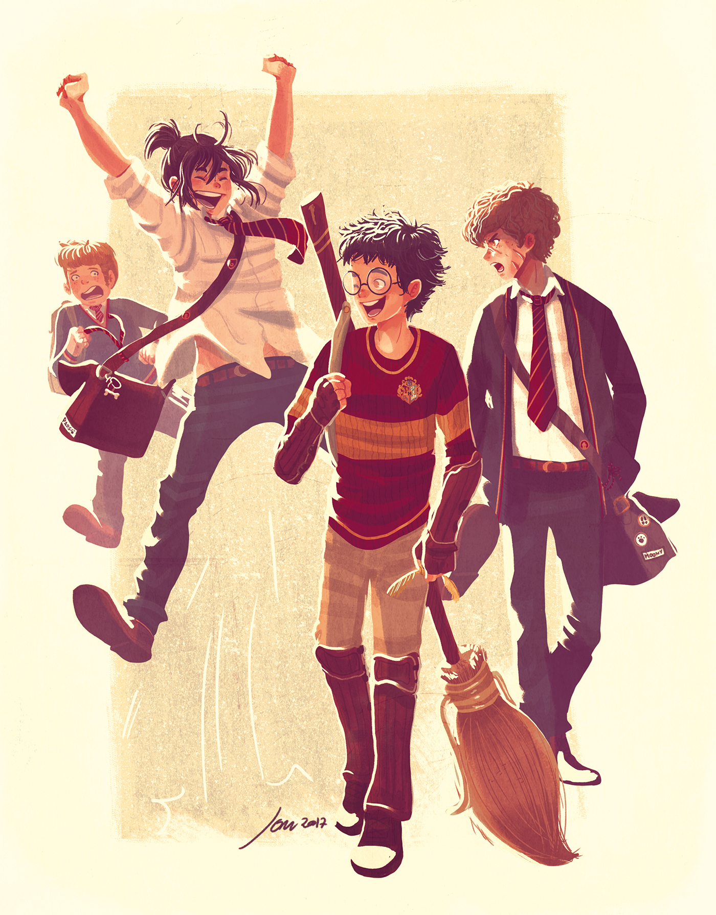 A Marauders Fanart From The Harry Potter Book Series. 