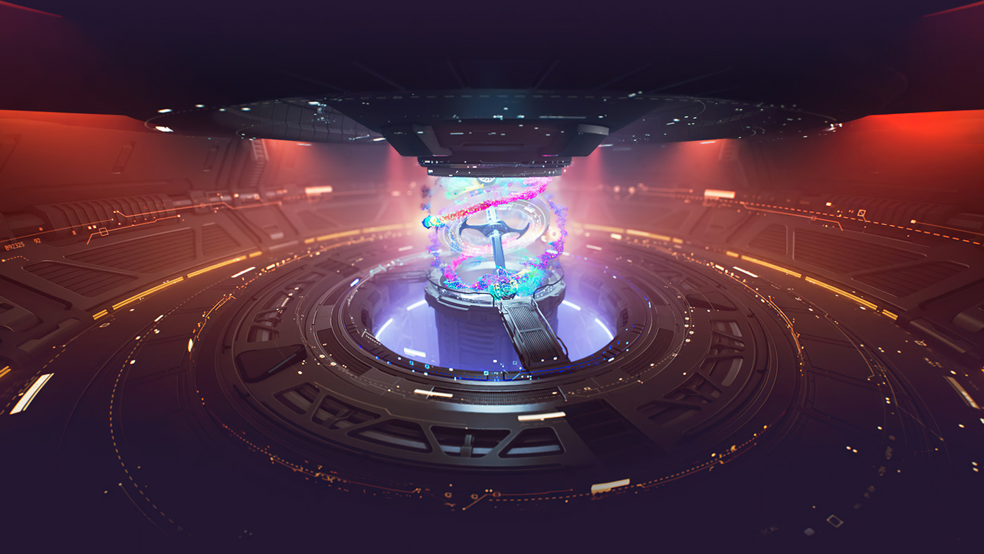 3D cinema 4d constellation Cyberpunk Digital Art  galaxy houdini particles Scifi simulation
