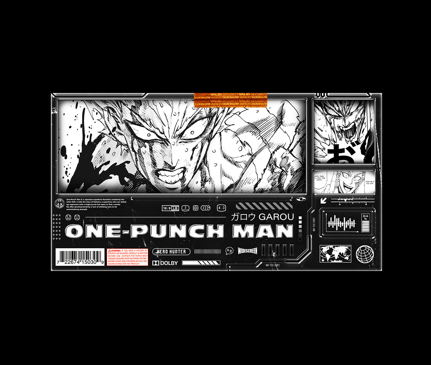 action anime comic japan manga music one punch man saitama shonen vintage