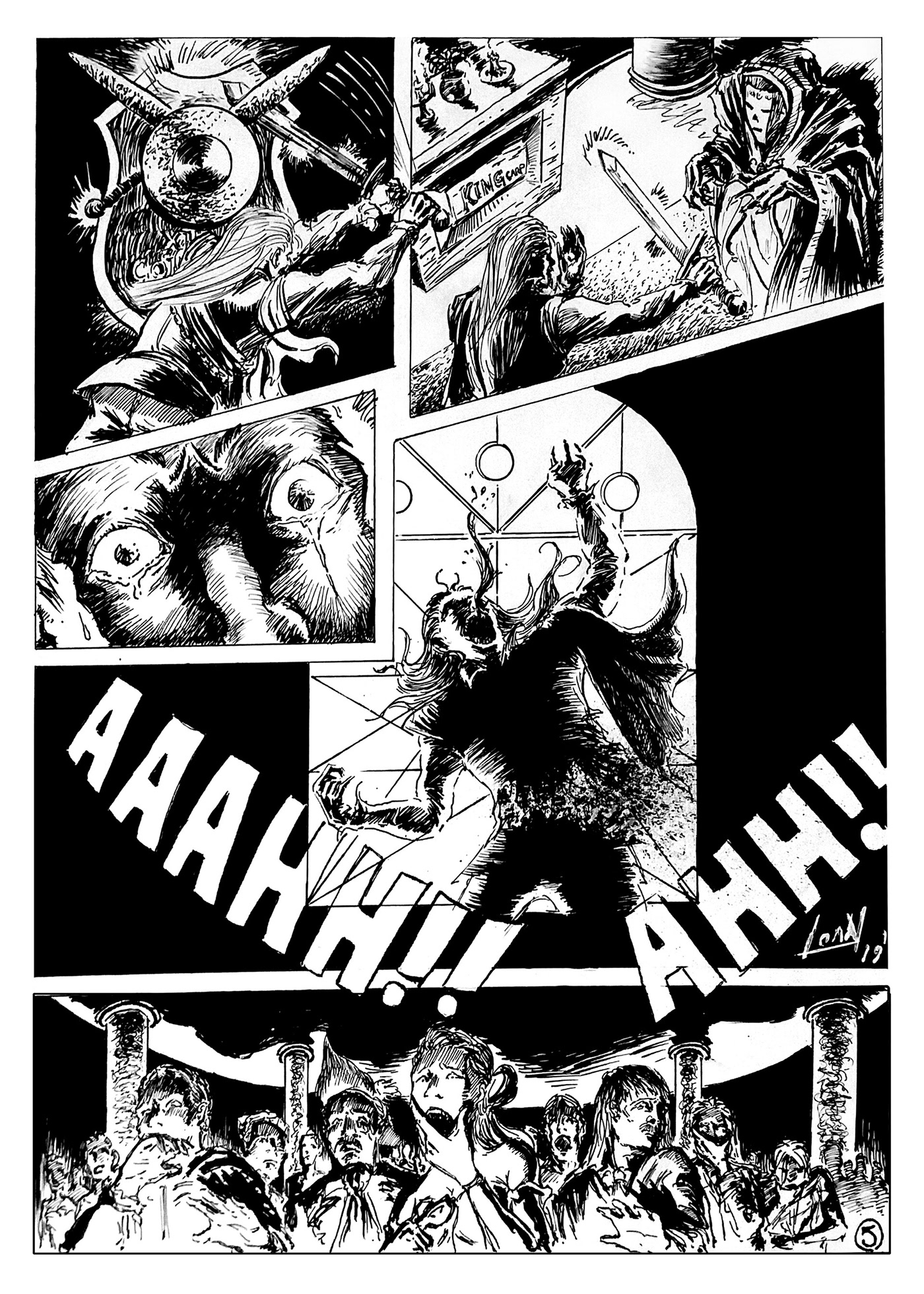 art comic Edgar Allan Poe horror