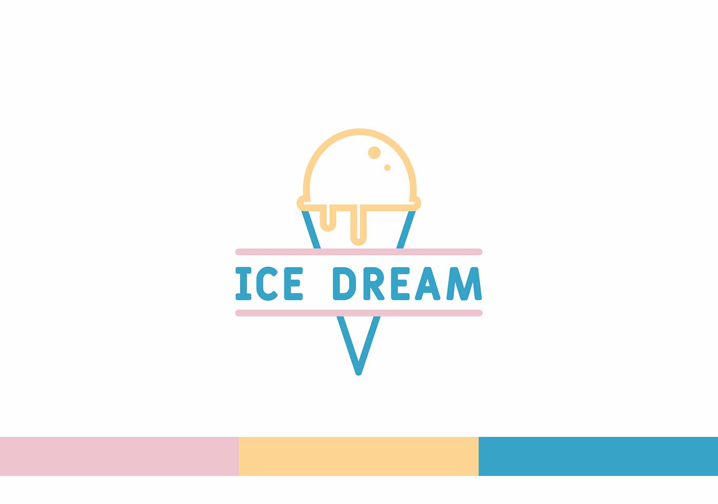 ice cream ice cream CI Ice Cream Logo lody logo design ice logo icecream logodesign