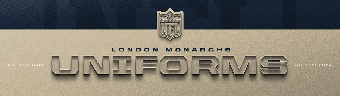 brand identity branding  expansion team football kingdom Logo Design London nfl sports