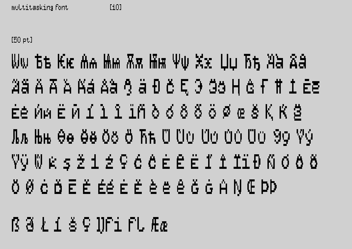 display font download font free hse art and design school HSE DESIGN pixel pixel font reconstruction typography  