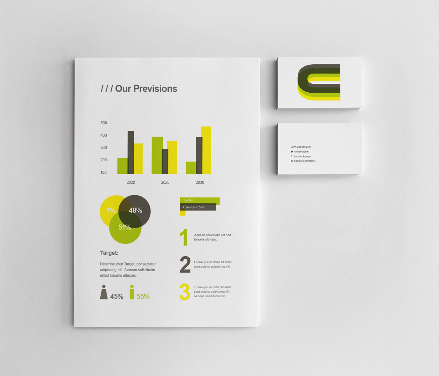 brand identity Brand Identity Mock-up brand concept concept minimal template word InDesign bussiness mock-up