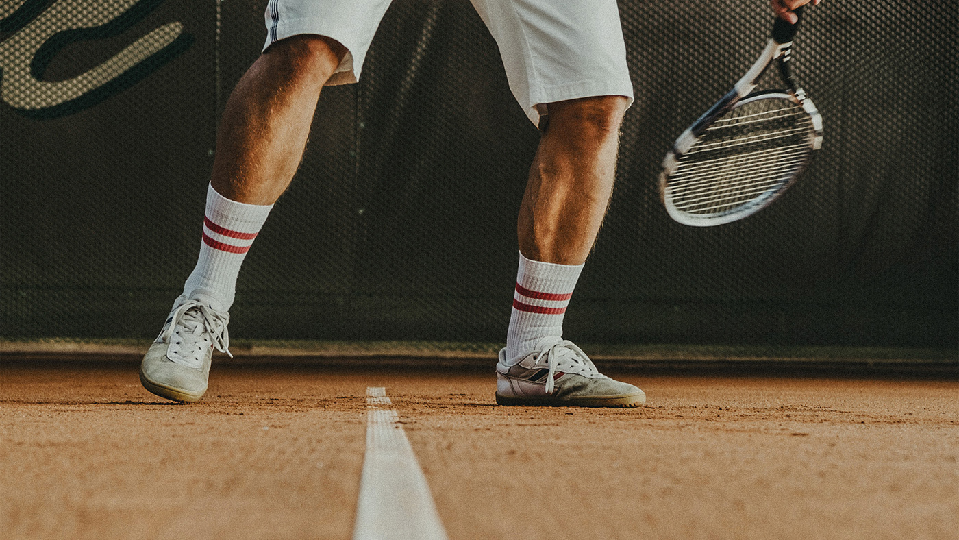 tennis sports fitness Health player game identity brand symbol minimalist